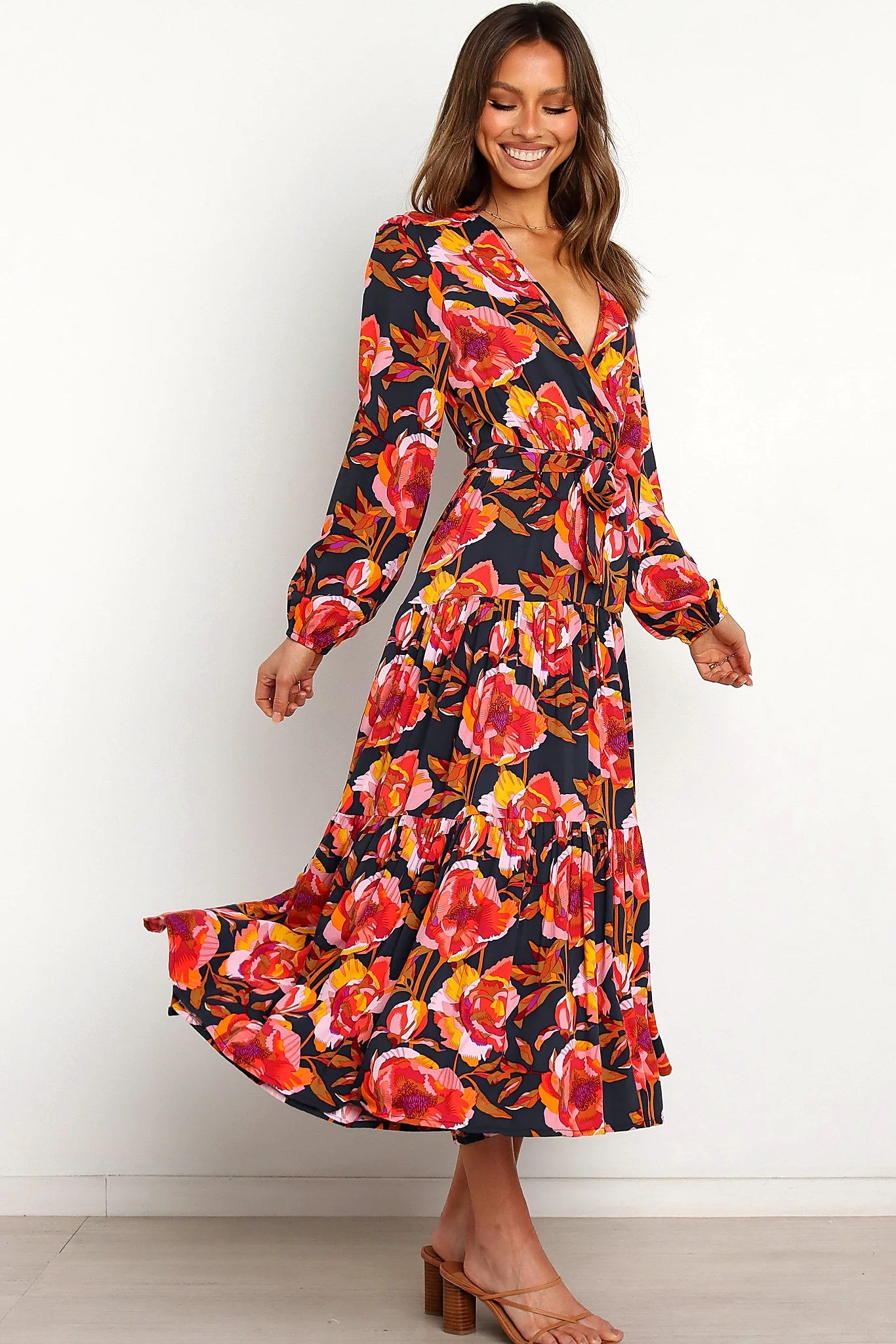 Balsa Dress - Navy Floral