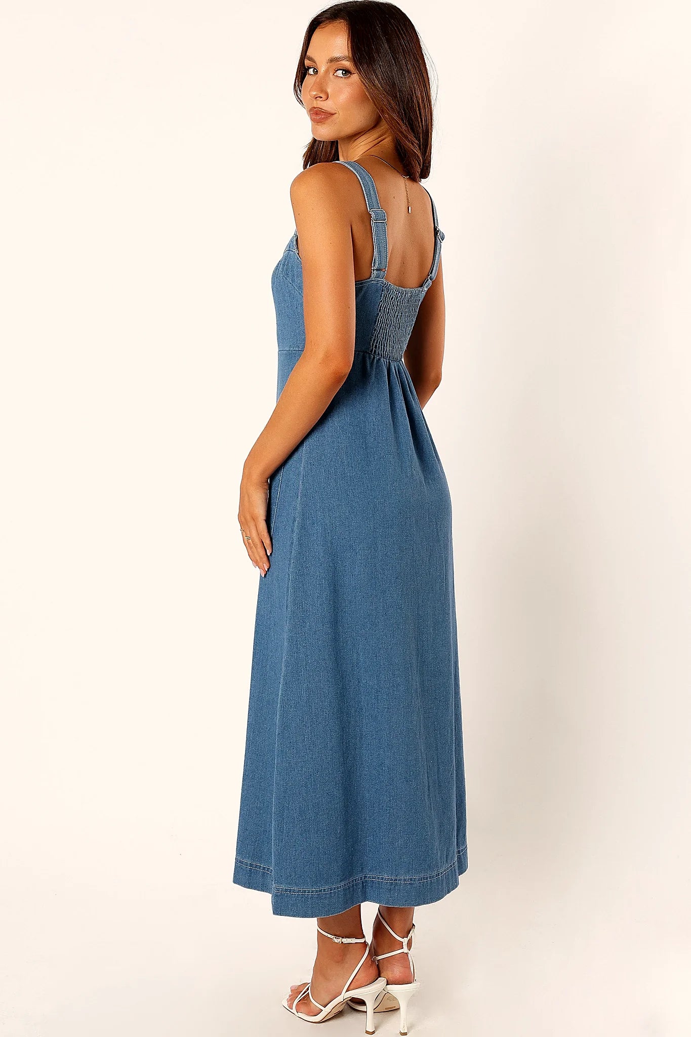 Bettie Midi Dress - Denim