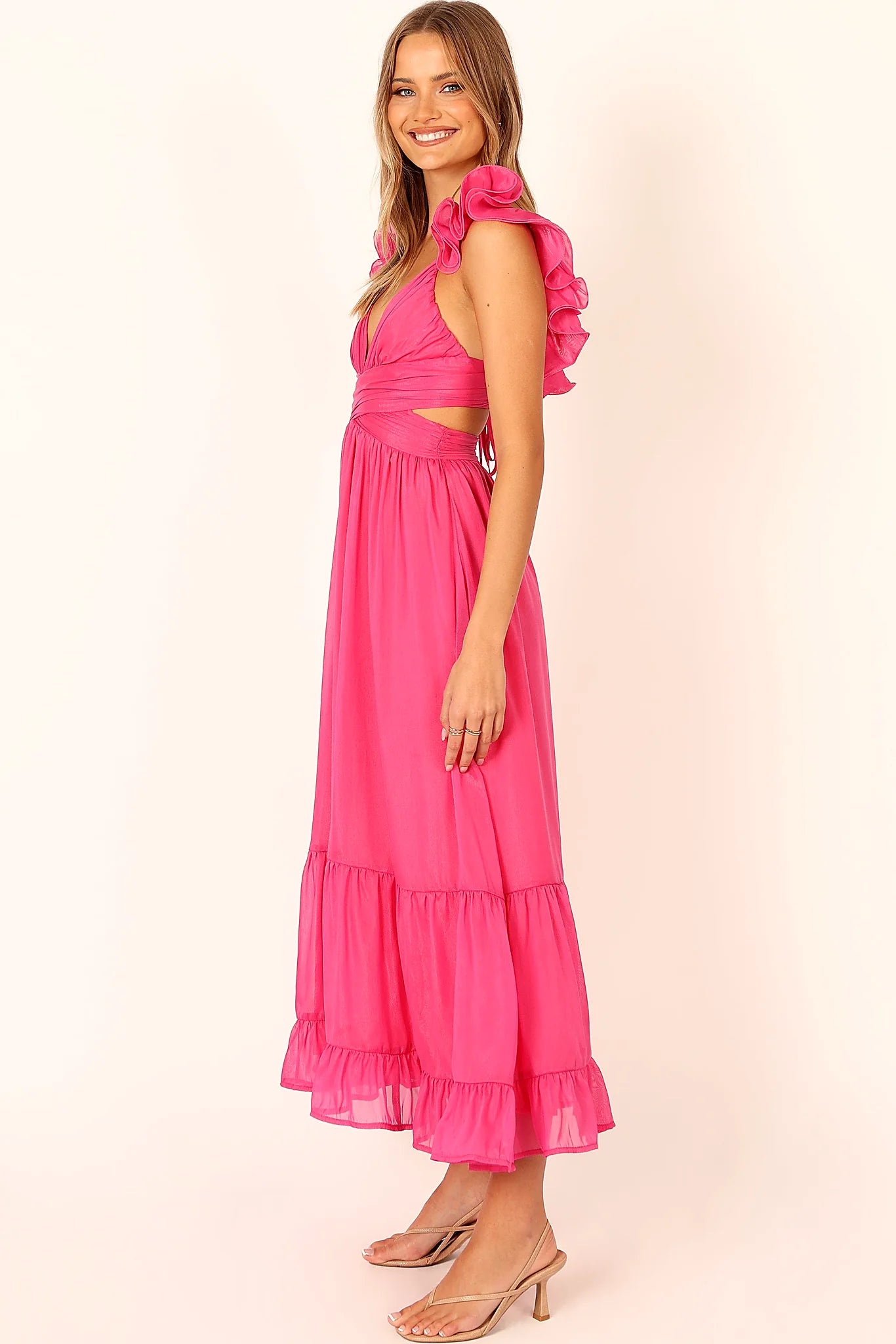 Bonito Midi Dress - Berry