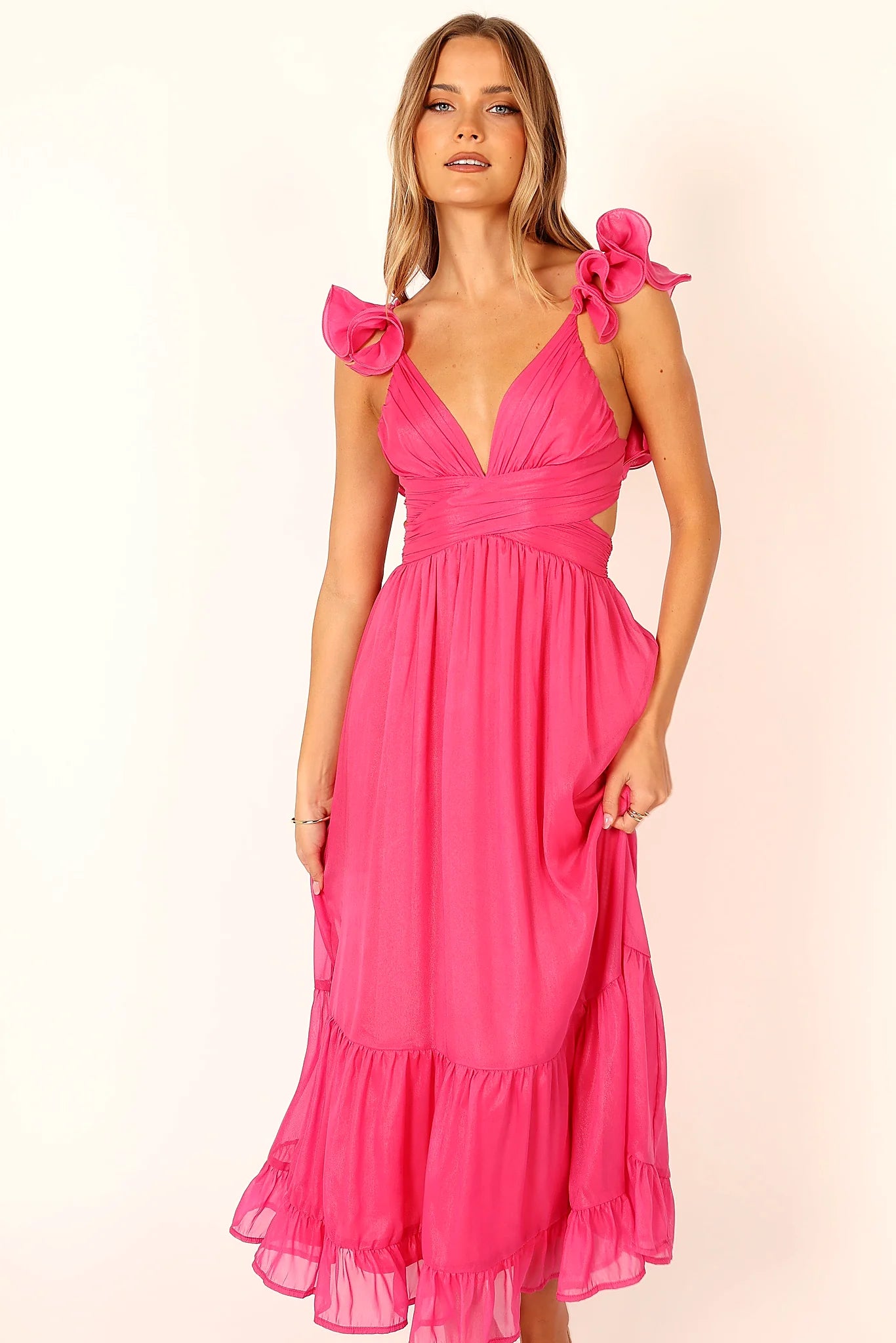 Bonito Midi Dress - Berry