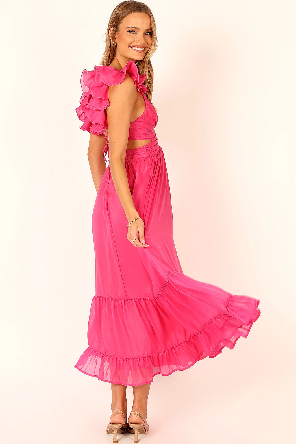 Bonito Midi Dress - Berry