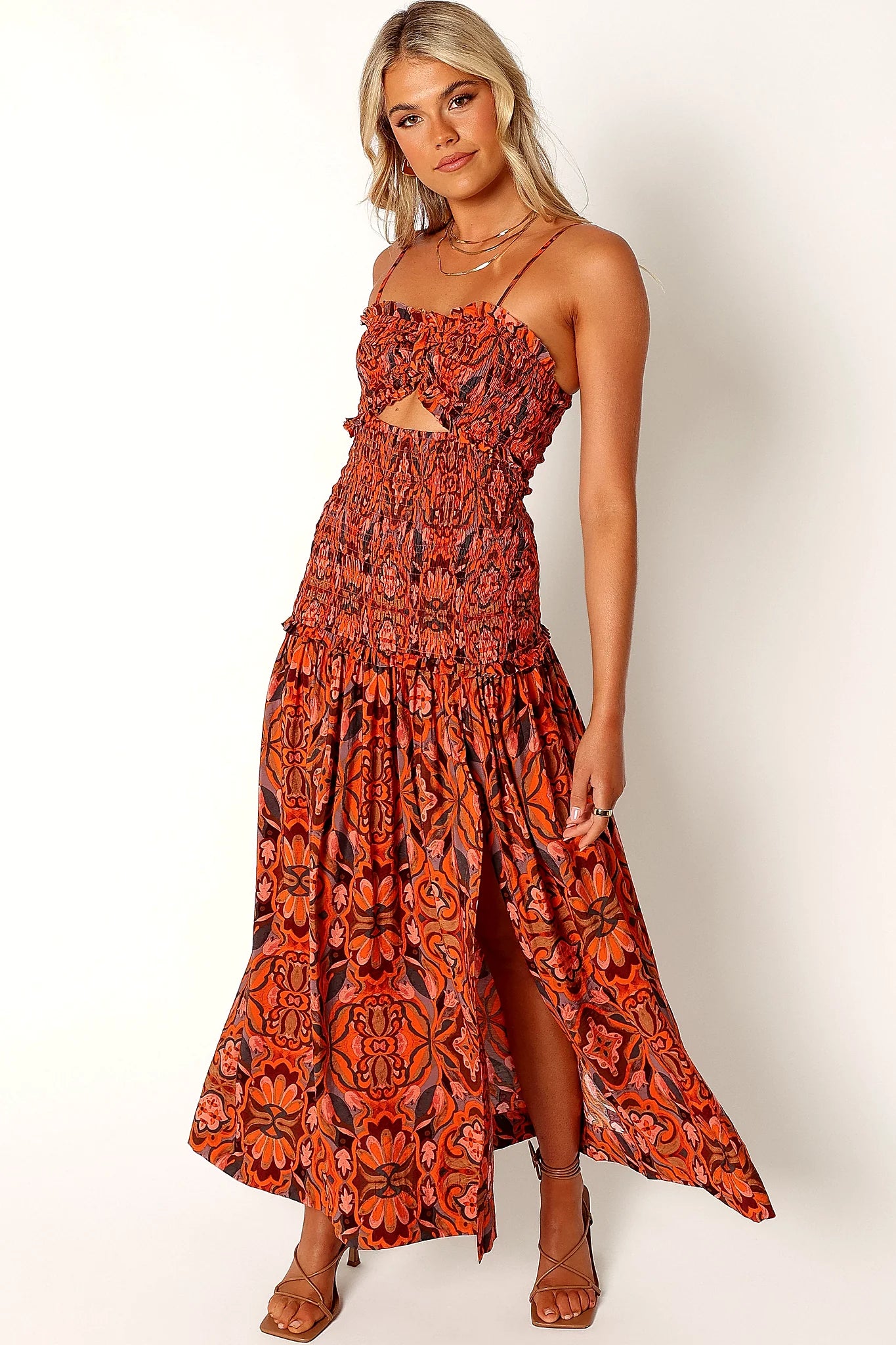 Cecil Midi Dress - Harvest Moon