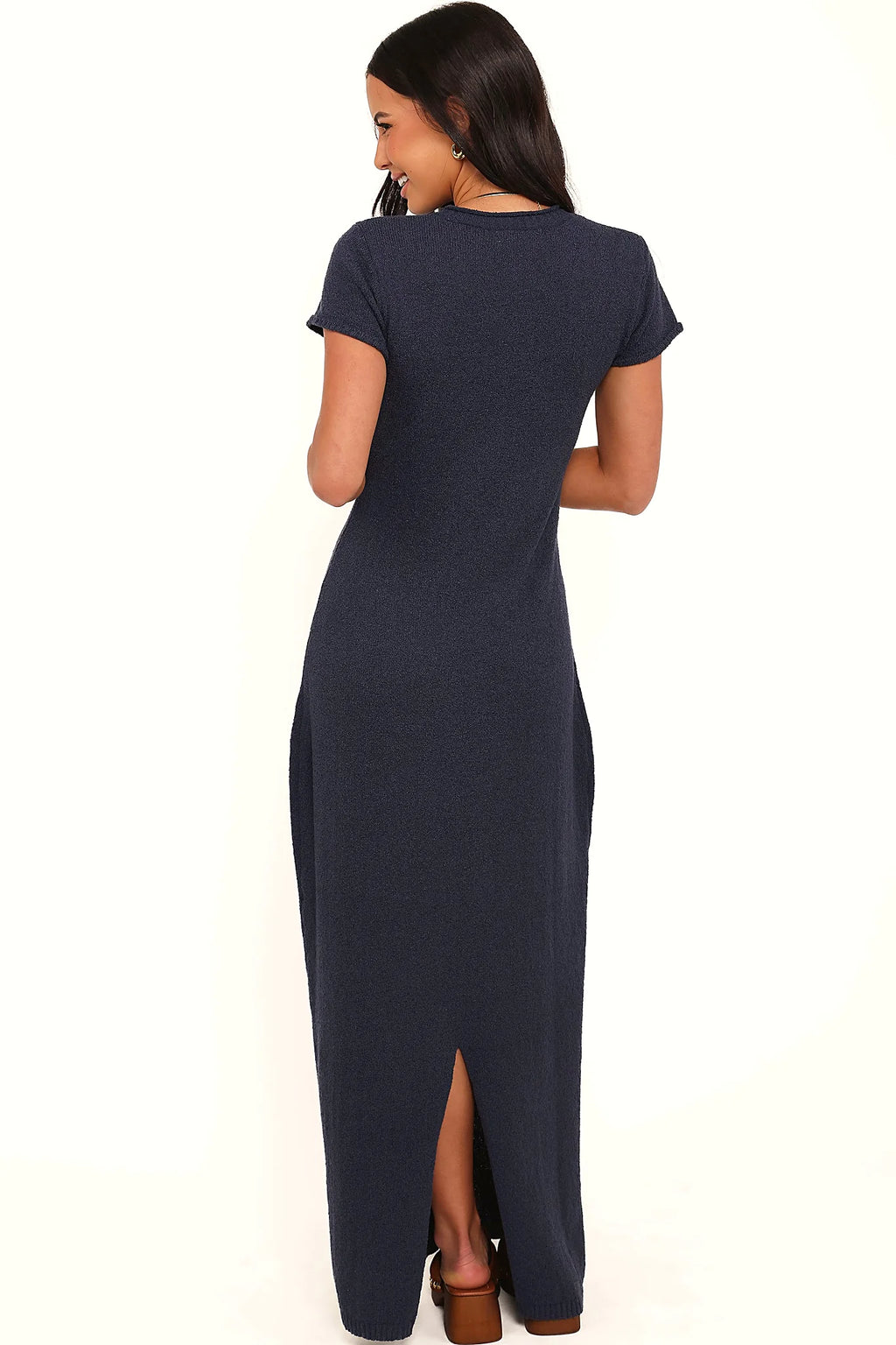 Lowell Knit Maxi Dress - Navy