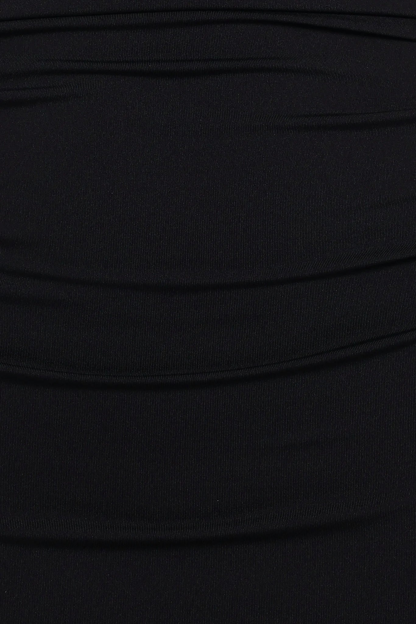 Ondine Off Shoulder Midi Dress - Black