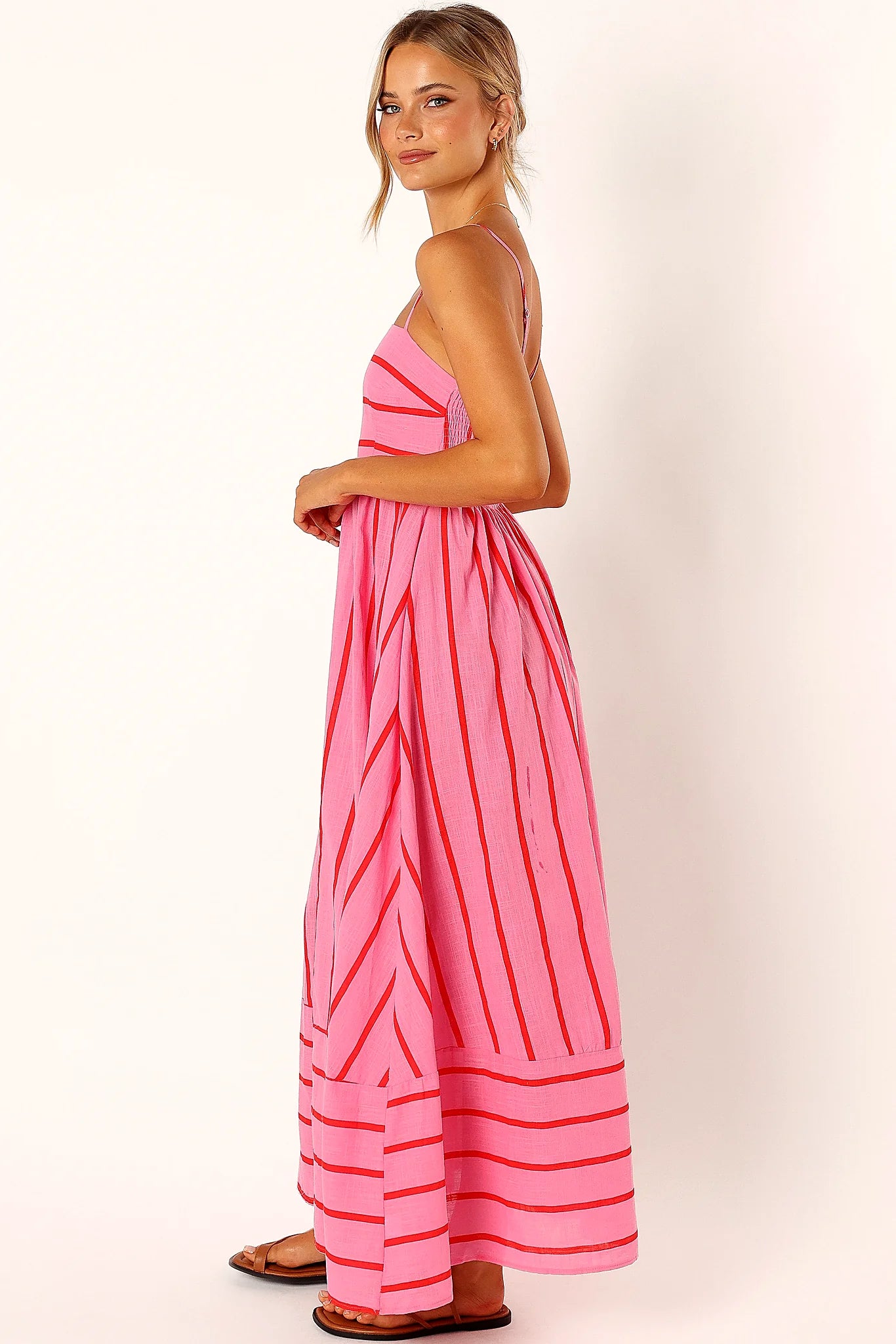 Pixie Maxi Dress - Pink Red