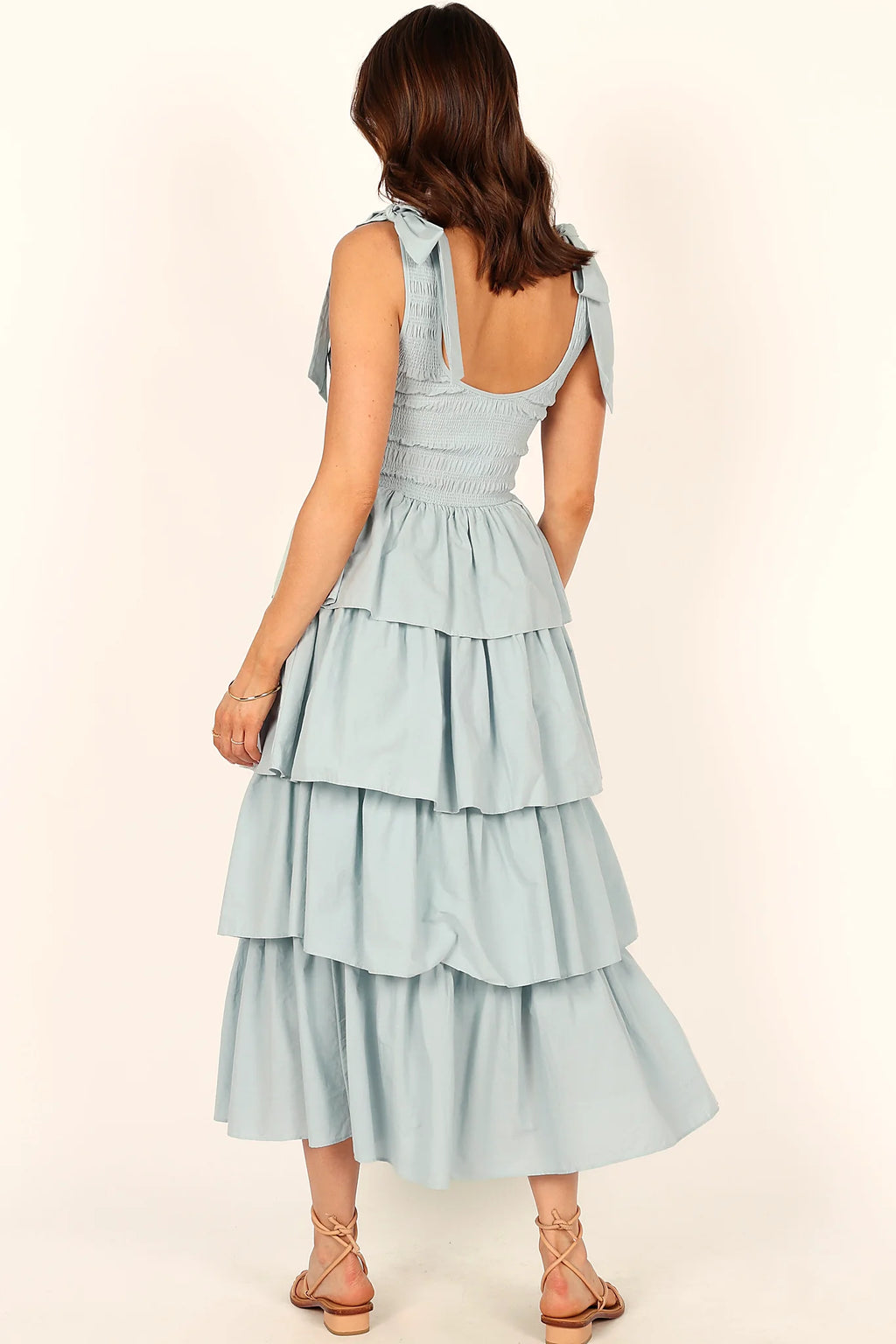 Raphael Tiered Maxi Dress - Blue