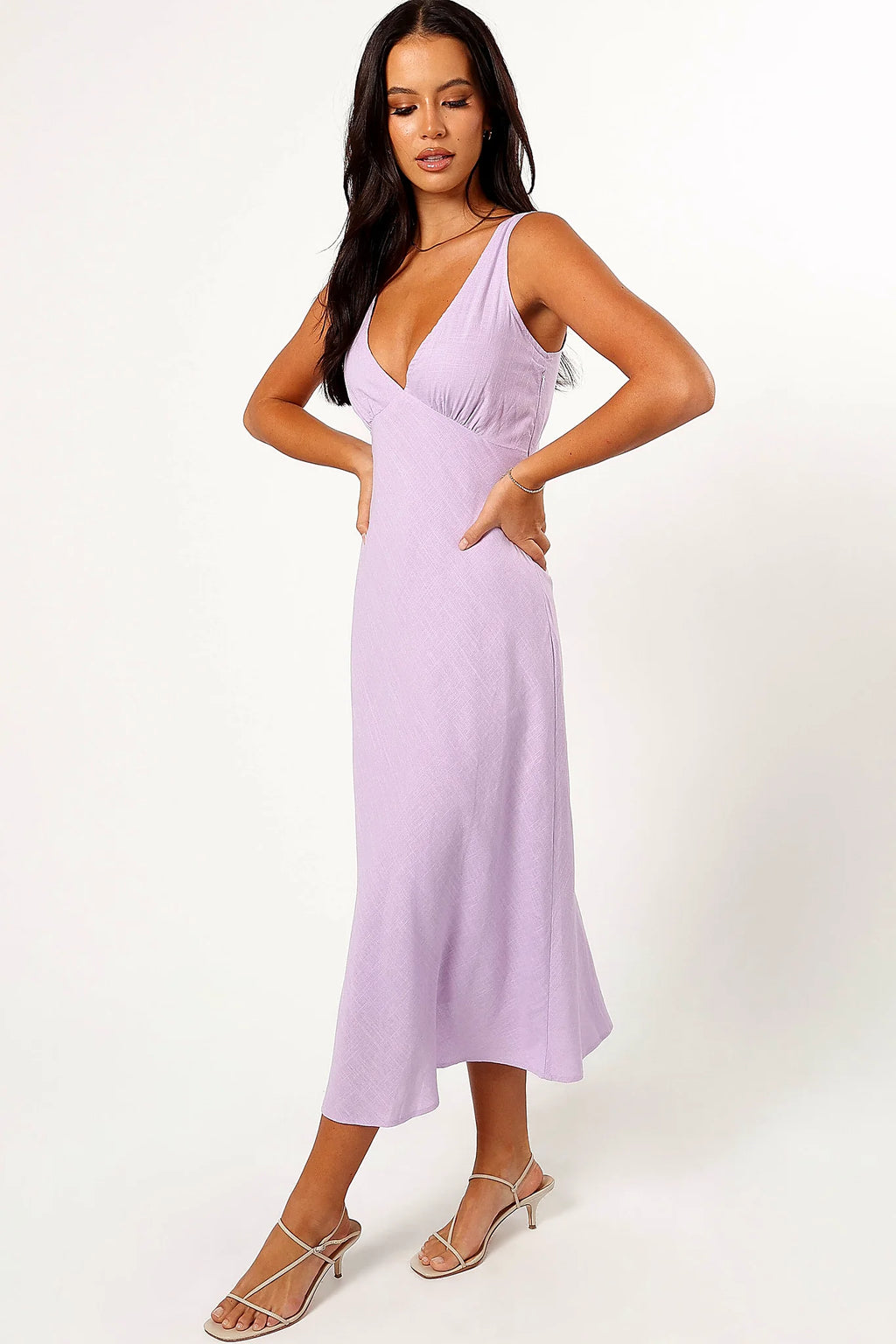 Shyla Midi Dress - Lilac
