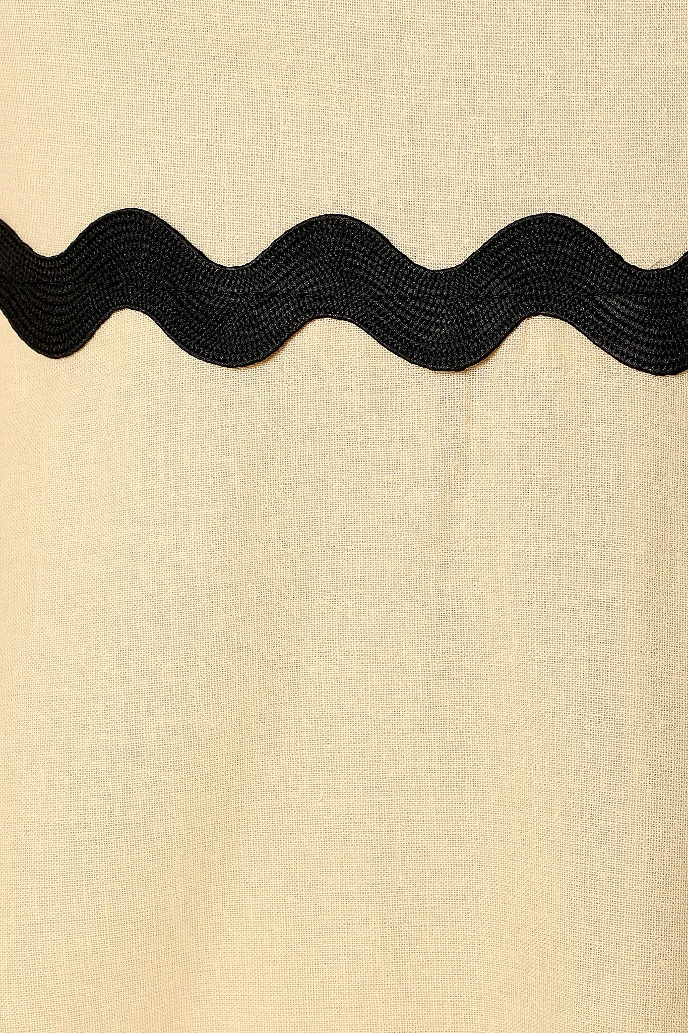 Yana Maxi Dress - Cream Black